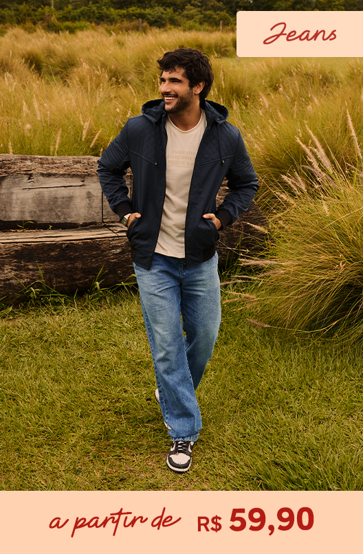 Calças Jeans a partir de R$ 39,90