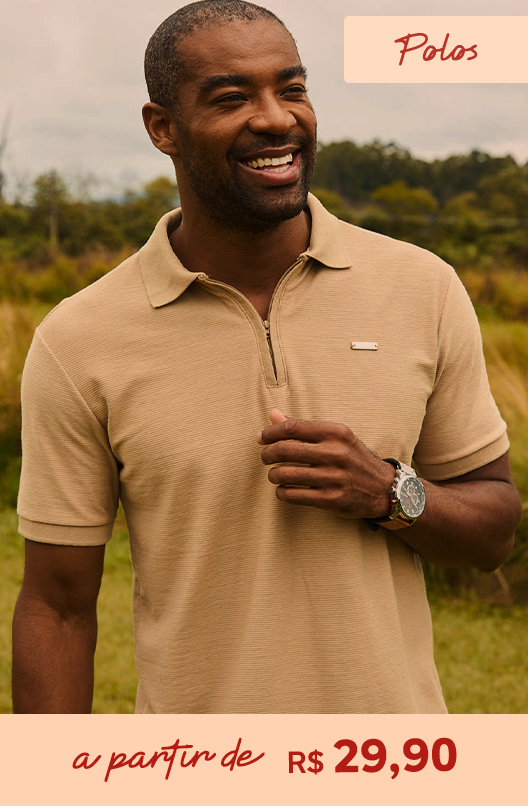 Polo a partir de R$ 29,90